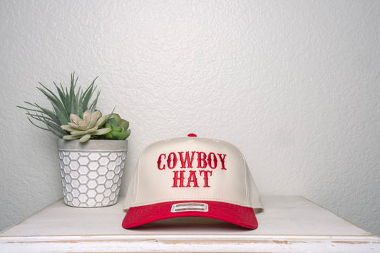 Cowboy Hat, Embroidered Trucker Hat