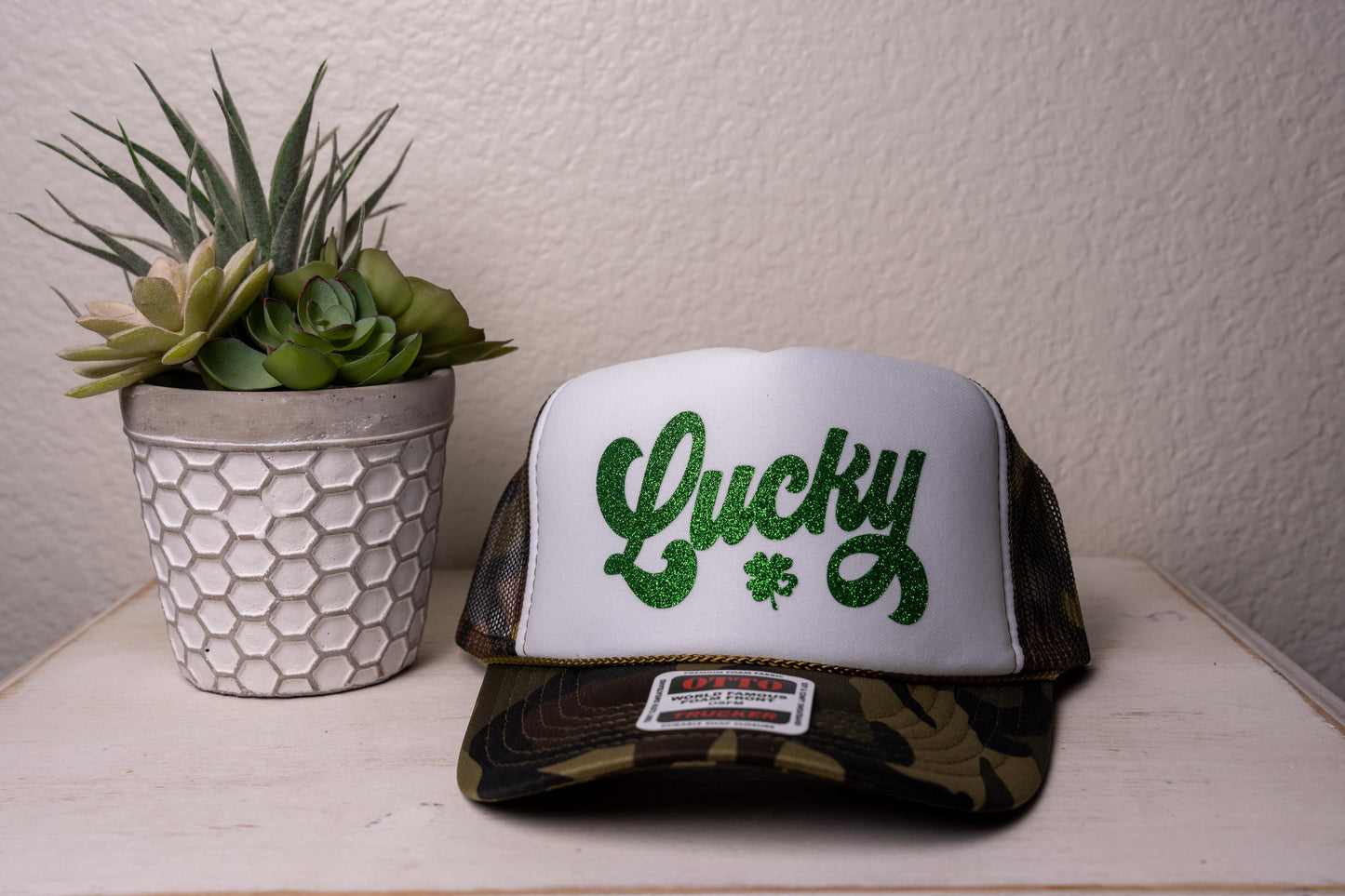 LUCKY, Foam front Trucker hat