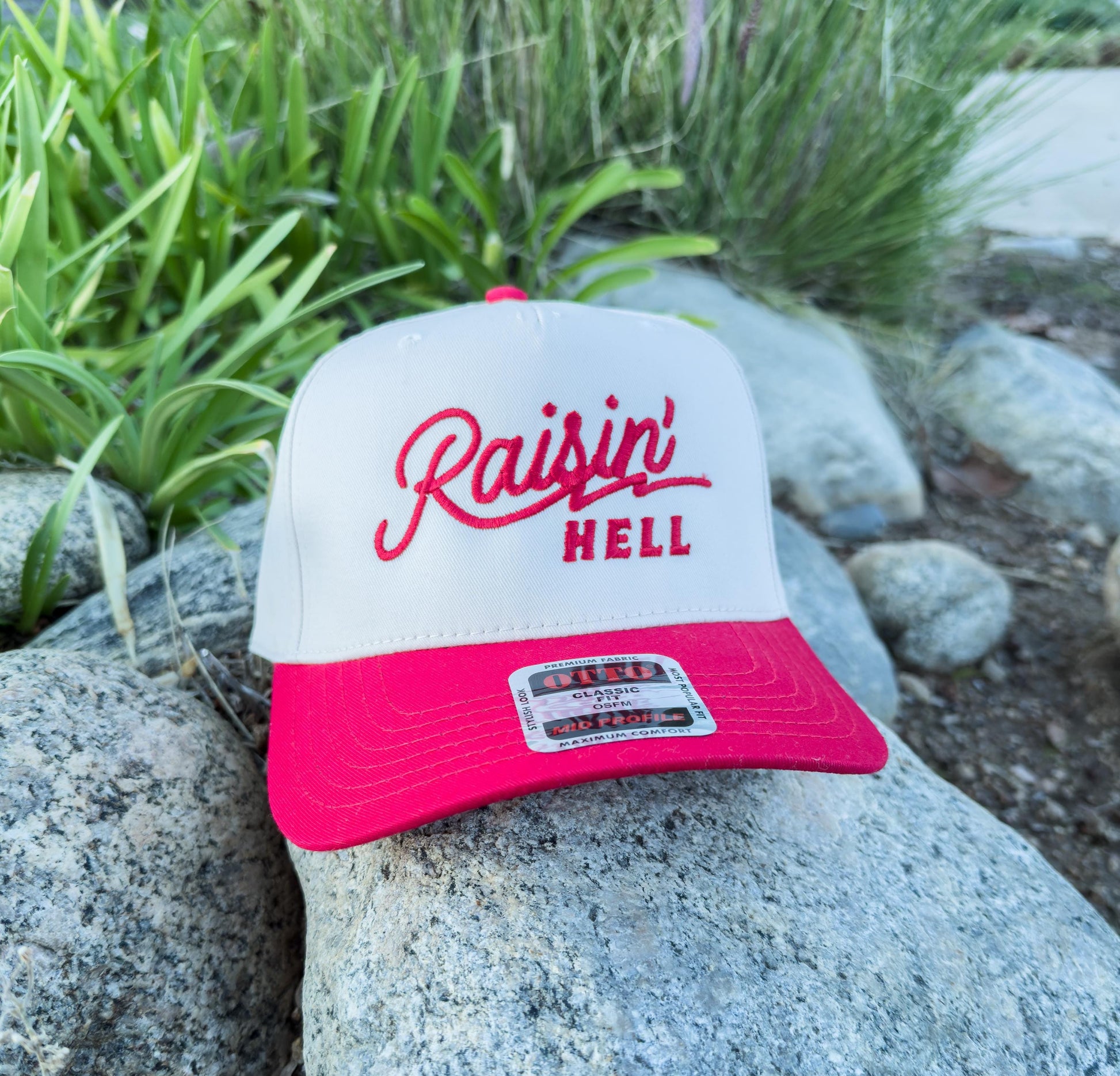 Rasin' Hell, Embroidered trucker Hat