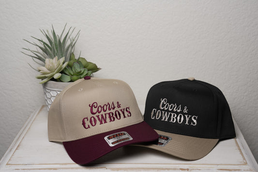 Coors and Cowboys, Embroidered Trucker Hat