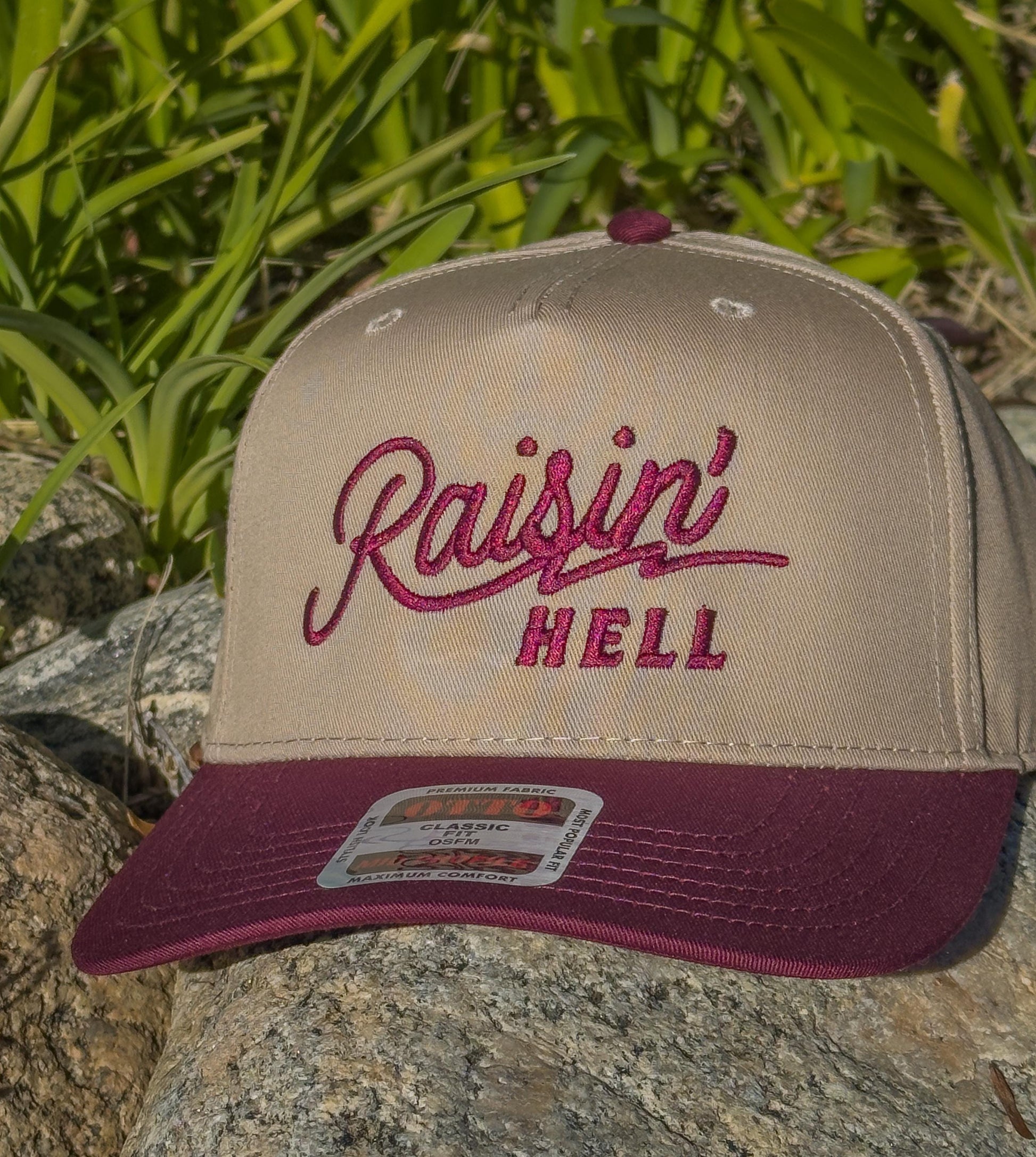 Rasin' Hell, Embroidered trucker Hat