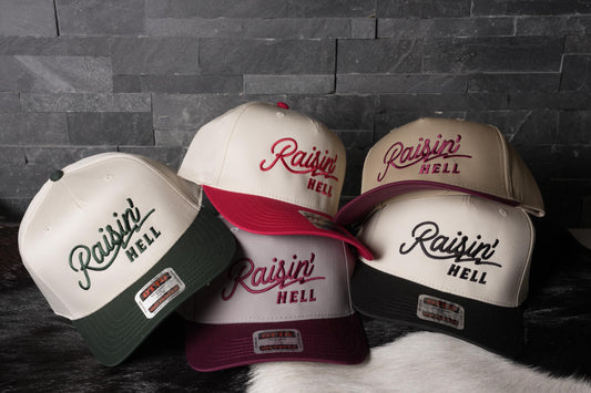 Rasin' Hell, Embroidered trucker Hat