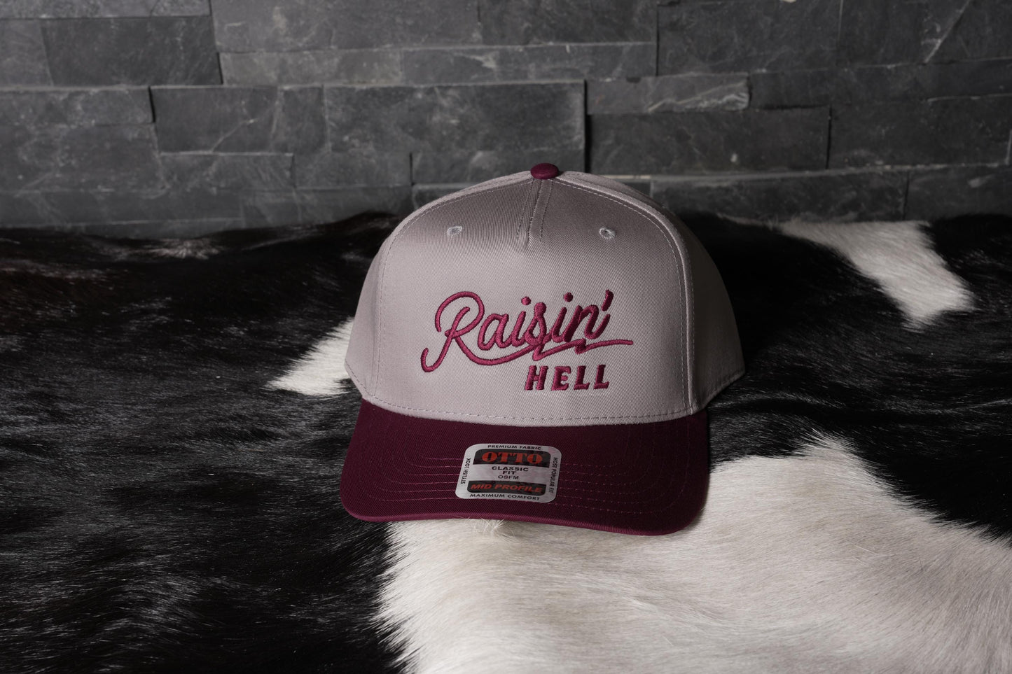 Rasin' Hell, Embroidered trucker Hat