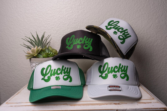 LUCKY, Foam front Trucker hat