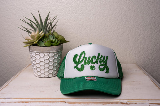 LUCKY, Foam front Trucker hat