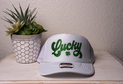LUCKY, Foam front Trucker hat