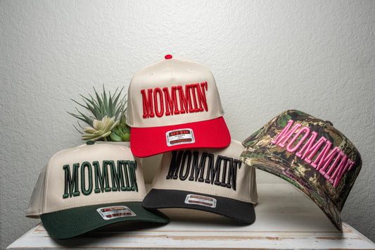 MOMMIN' Puff 3D Trucker hat