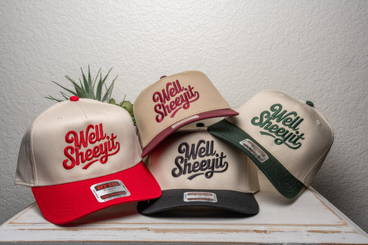Well Sheeyit, Embroidered trucker hat
