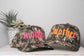 MOTHER,Puff Embroidered trucker hat