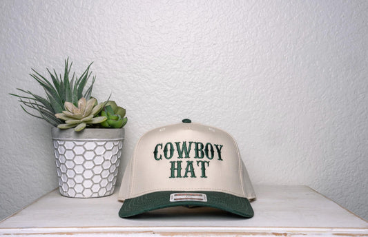 Cowboy Hat, Embroidered Hat