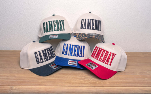 GAMEDAY, Puff/3D embroidered trucker hat