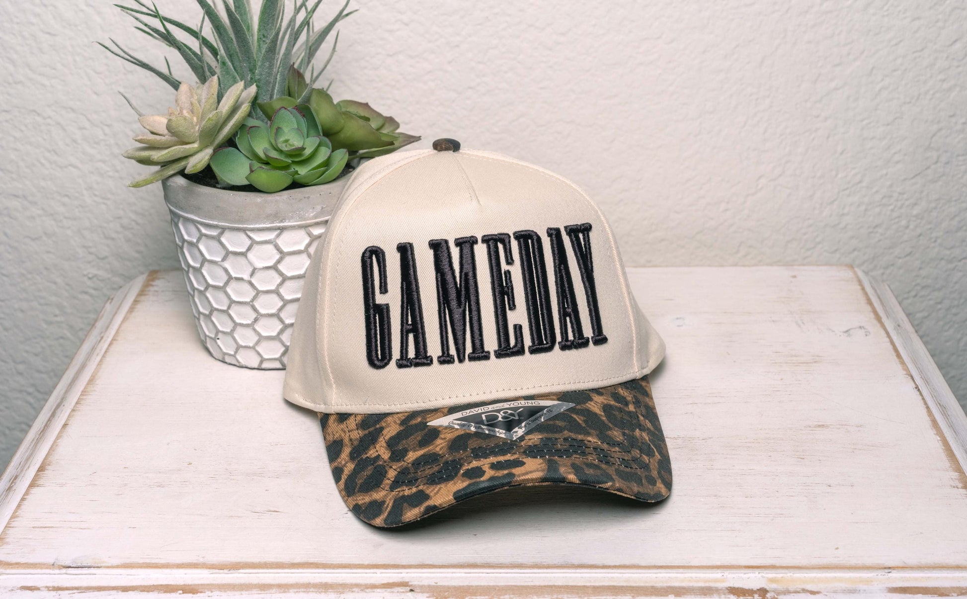 GAMEDAY, Puff/3D embroidered trucker hat