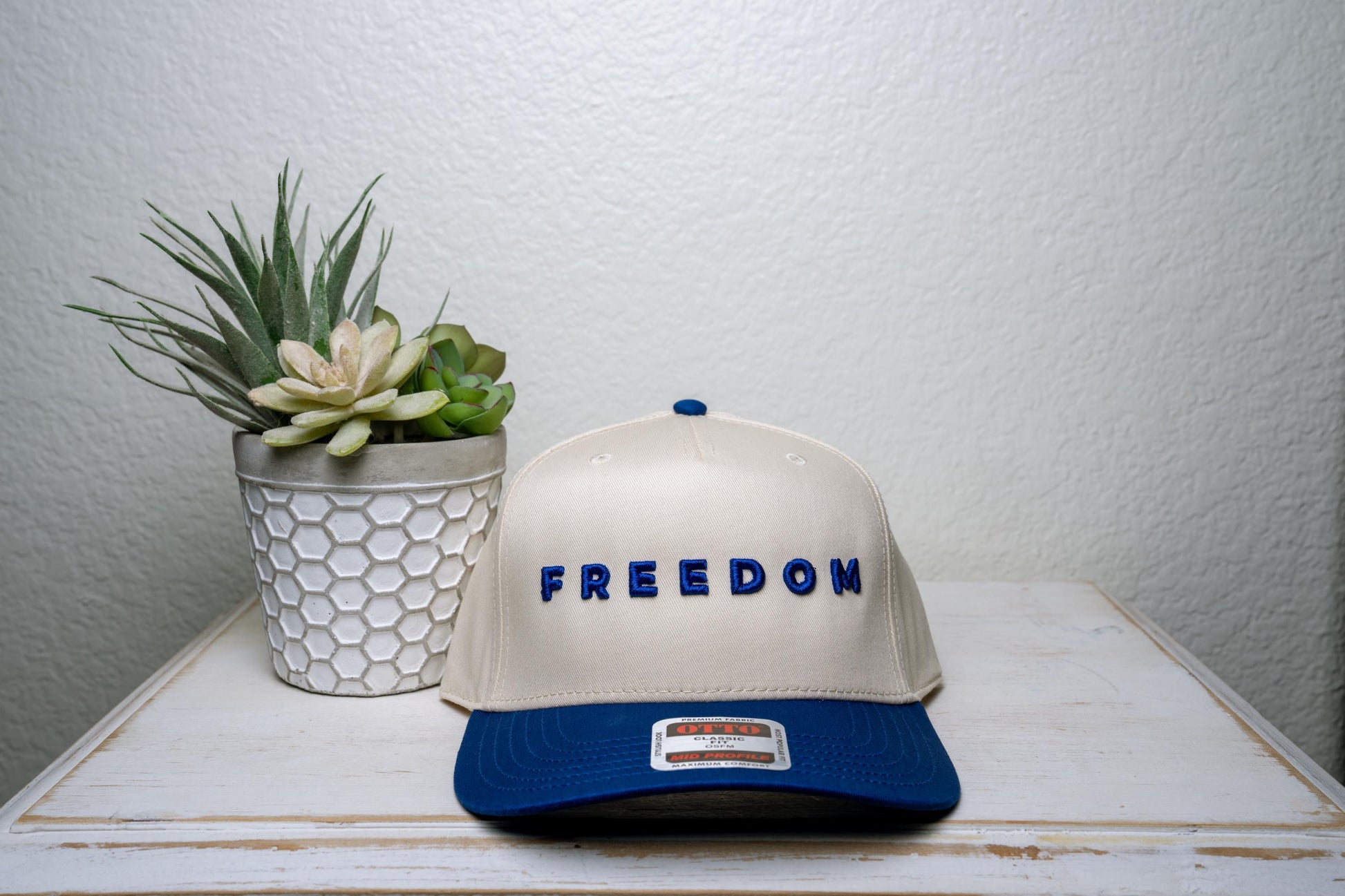 Freedom Trucker Hat, Puff Hat/3D