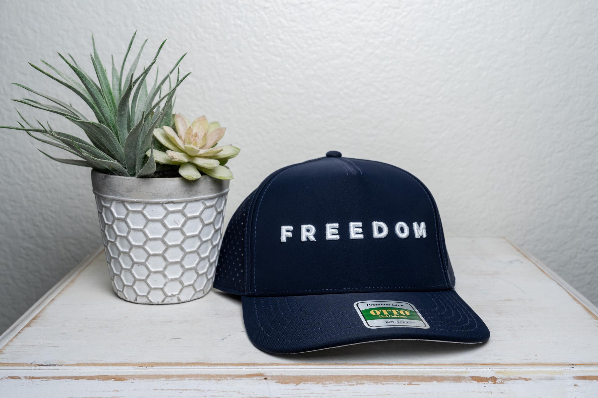 Freedom Trucker Hat, Puff Hat/3D