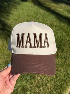 MAMA, embroidered trucker hat