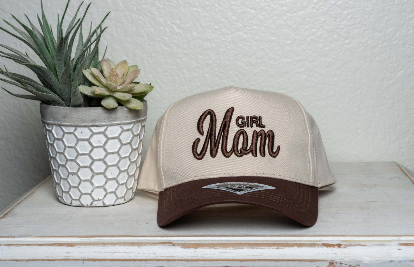 Girl Mom, 3D/Puff Hat