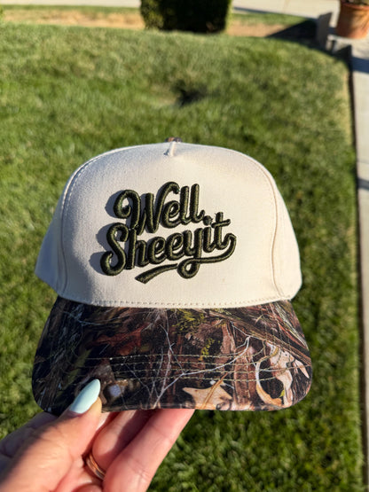 Well Sheeyit Embroidered 3D Puff Hat