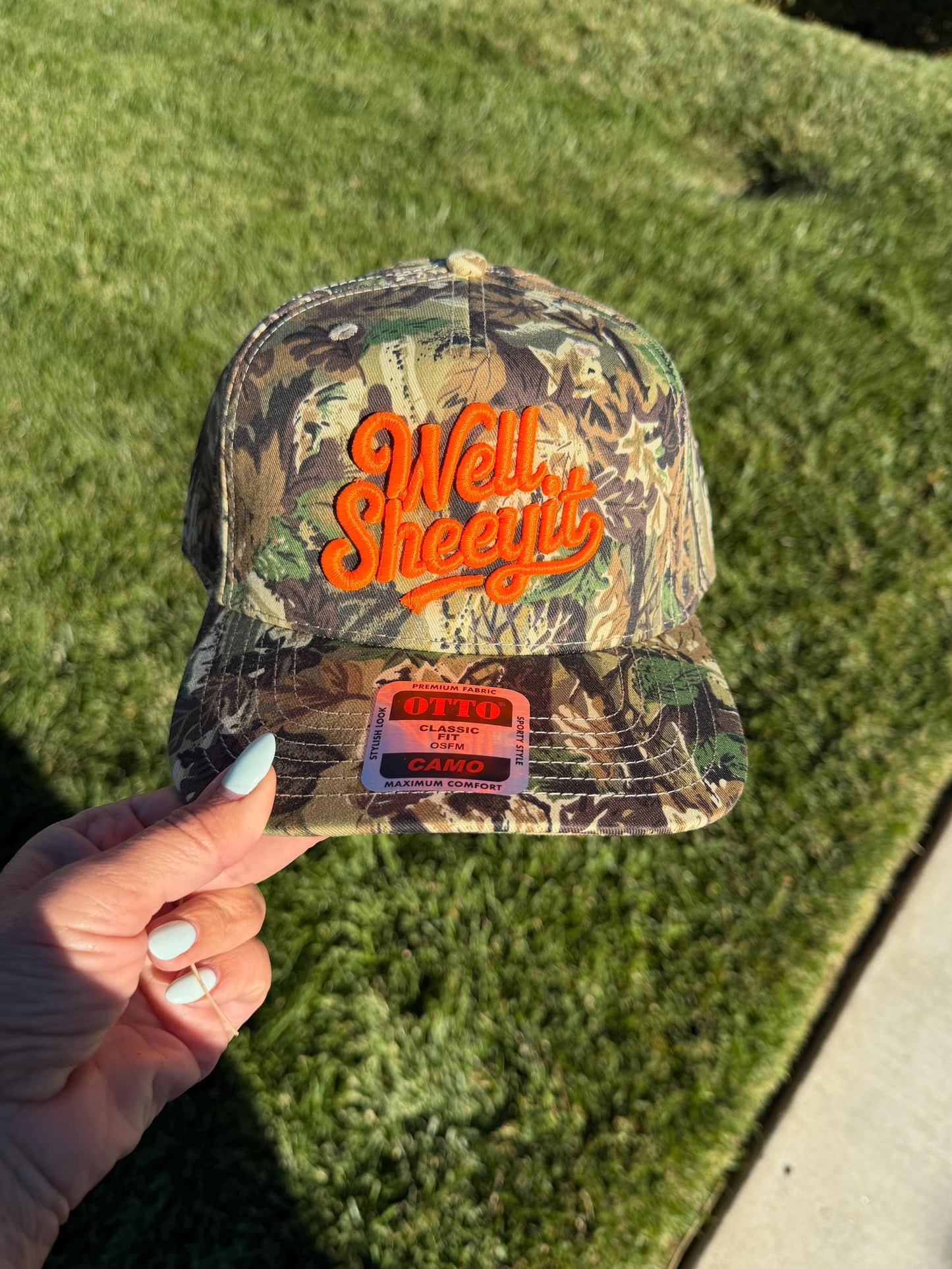 Well Sheeyit Embroidered 3D Puff Hat