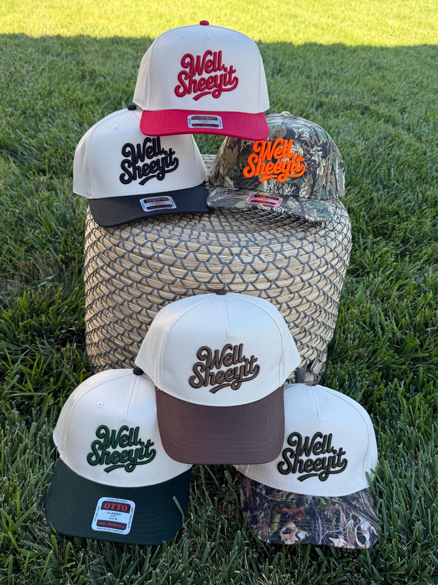 Well Sheeyit Embroidered 3D Puff Hat