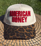 AMERICAN HONEY 3D Puff Embroidered Hat