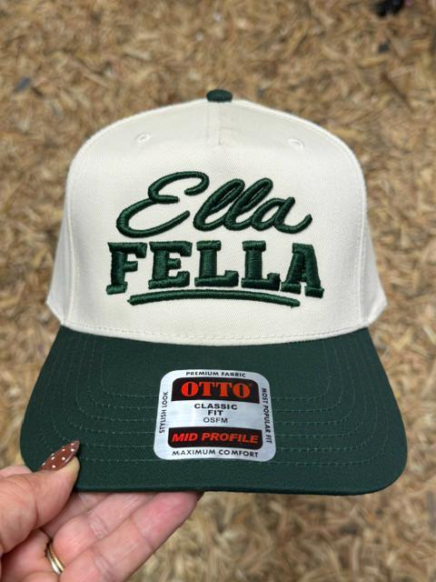 Ella Fella 3D Puff Embroidered Hat