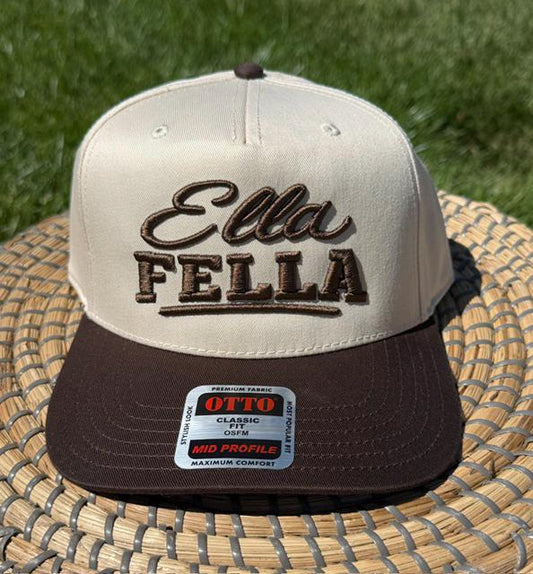 Ella Fella 3D Puff Embroidered Hat