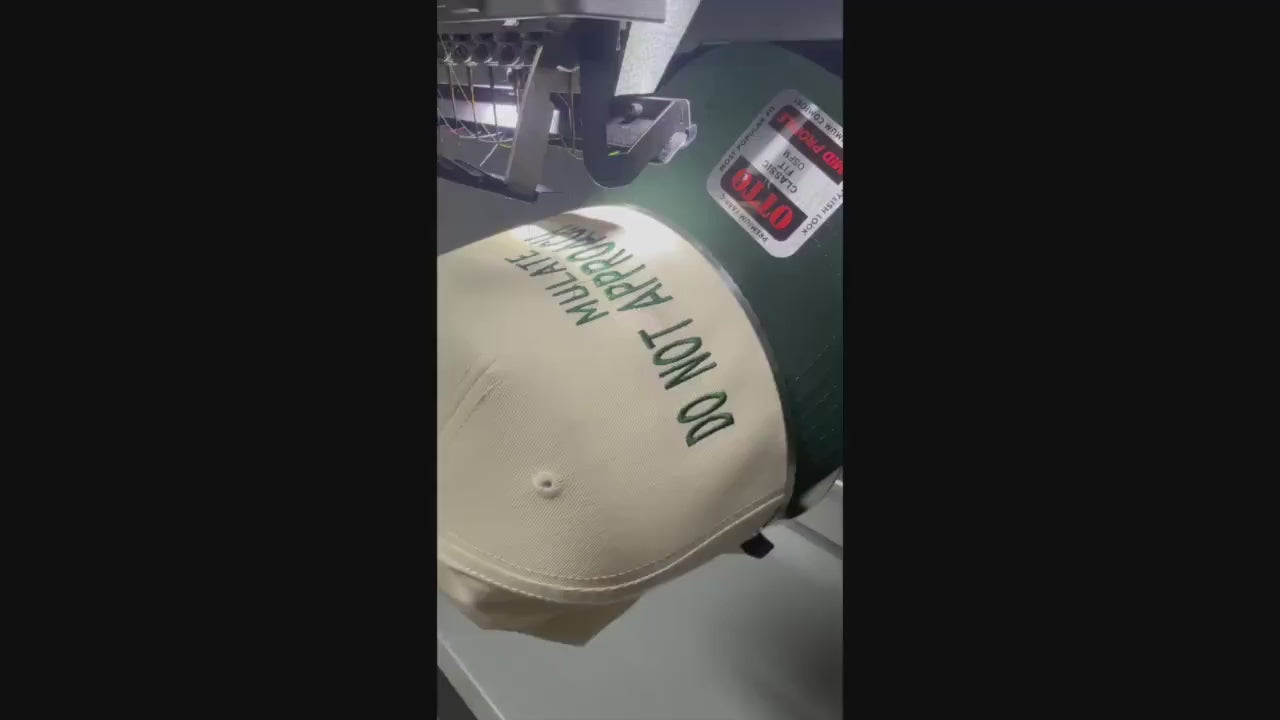 Overstimulated do not approach, embroidered trucker hat,